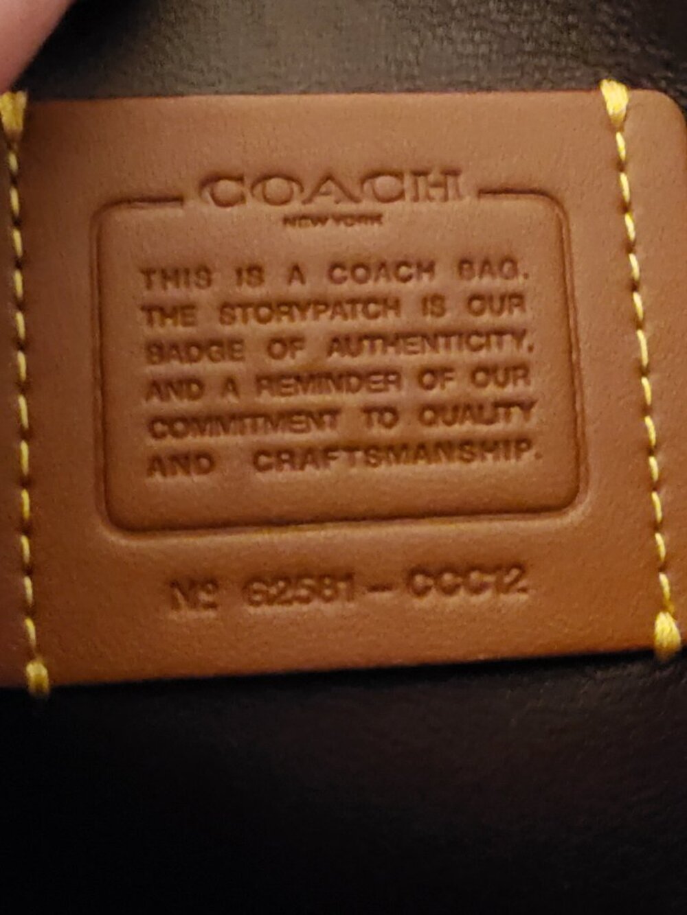 Coach Tabby Mini Quilted Top Handle in Maple CCC12 - Picture 6 of 7